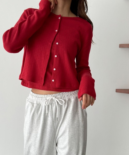 CANAL JEAN（キャナルジーン）の「El mar　アイレットアンサンブル（アンサンブル・レディース・レッド/クリーム/ブラック/ホワイト/ネイビー・ONE SIZE）」の11枚目の写真