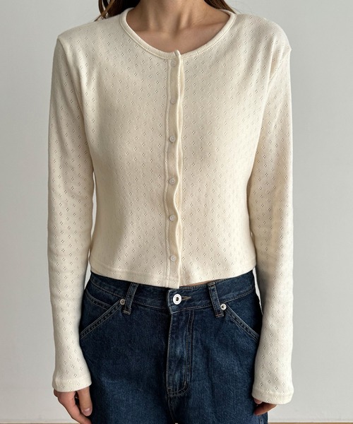 CANAL JEAN（キャナルジーン）の「El mar　アイレットアンサンブル（アンサンブル・レディース・レッド/クリーム/ブラック/ホワイト/ネイビー・ONE SIZE）」の13枚目の写真