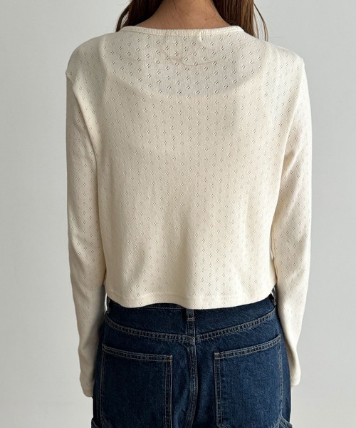 CANAL JEAN（キャナルジーン）の「El mar　アイレットアンサンブル（アンサンブル・レディース・レッド/クリーム/ブラック/ホワイト/ネイビー・ONE SIZE）」の15枚目の写真