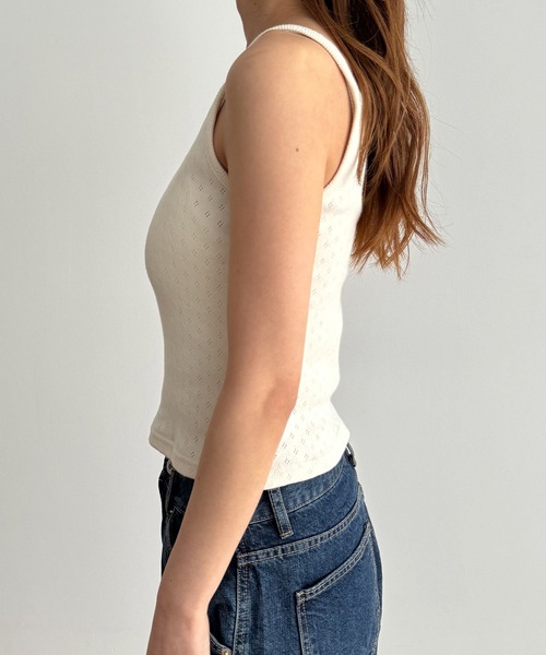 CANAL JEAN（キャナルジーン）の「El mar　アイレットアンサンブル（アンサンブル・レディース・レッド/クリーム/ブラック/ホワイト/ネイビー・ONE SIZE）」の18枚目の写真