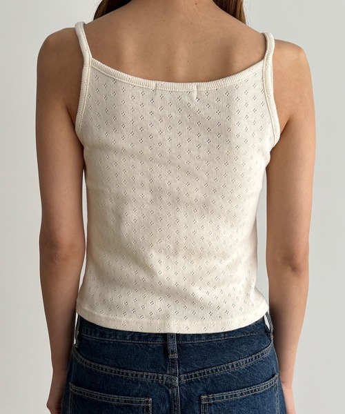 CANAL JEAN（キャナルジーン）の「El mar　アイレットアンサンブル（アンサンブル・レディース・レッド/クリーム/ブラック/ホワイト/ネイビー・ONE SIZE）」の19枚目の写真