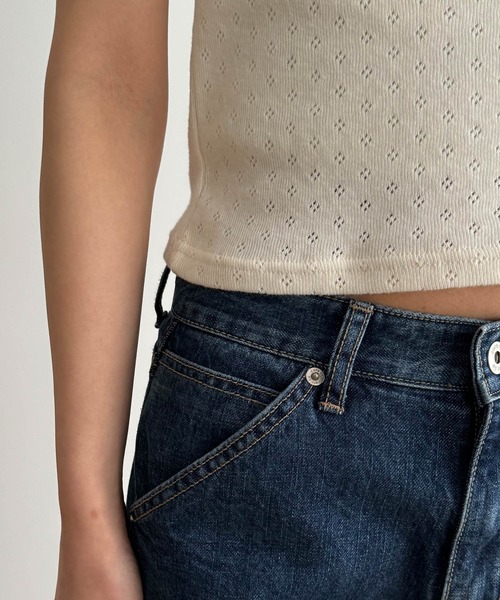 CANAL JEAN（キャナルジーン）の「El mar　アイレットアンサンブル（アンサンブル・レディース・レッド/クリーム/ブラック/ホワイト/ネイビー・ONE SIZE）」の21枚目の写真