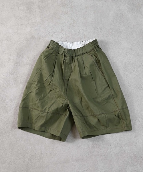 Life Support Products（ライフサポートプロダクツ）の「ポプリン6分丈ビッグショートパンツ（その他パンツ・キッズ・カーキ/ネイビー/チャコール/ピンク/ブラウン・150/140/130/120/110/100/90）」の3枚目の写真