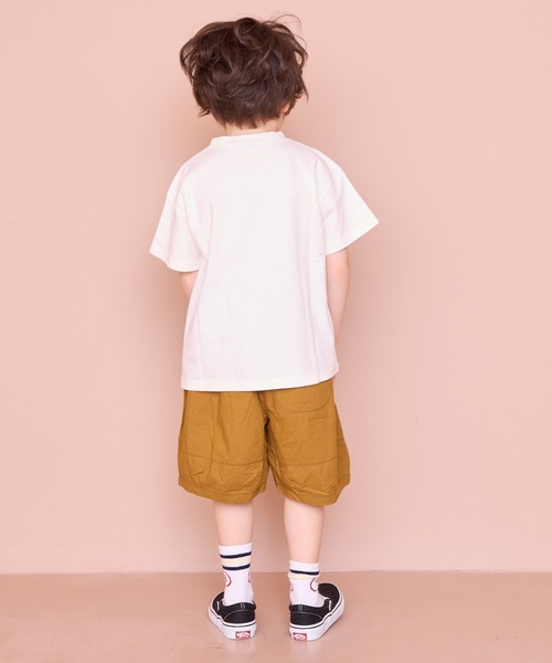 Life Support Products（ライフサポートプロダクツ）の「ポプリン6分丈ビッグショートパンツ（その他パンツ・キッズ・カーキ/ネイビー/チャコール/ピンク/ブラウン・150/140/130/120/110/100/90）」の21枚目の写真