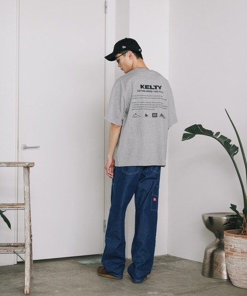 KELTY（ケルティ）の「KELTY/ケルティ バック ヒストリー ロゴ S/S Tシャツ メンズ 秋物 秋服 2026年秋冬（Tシャツ/カットソー・メンズ・ベージュ/ネイビー/グレー/ブラック/ホワイト・XL/L/M）」の13枚目の写真