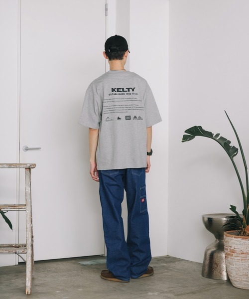 KELTY（ケルティ）の「KELTY/ケルティ バック ヒストリー ロゴ S/S Tシャツ メンズ 秋物 秋服 2026年秋冬（Tシャツ/カットソー・メンズ・ベージュ/ネイビー/グレー/ブラック/ホワイト・XL/L/M）」の12枚目の写真