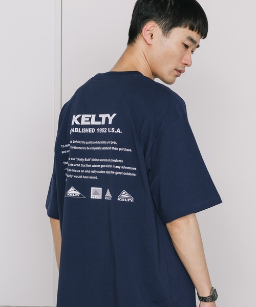 KELTY（ケルティ）の「KELTY/ケルティ バック ヒストリー ロゴ S/S Tシャツ メンズ 秋物 秋服 2026年秋冬（Tシャツ/カットソー・メンズ・ベージュ/ネイビー/グレー/ブラック/ホワイト・XL/L/M）」の7枚目の写真
