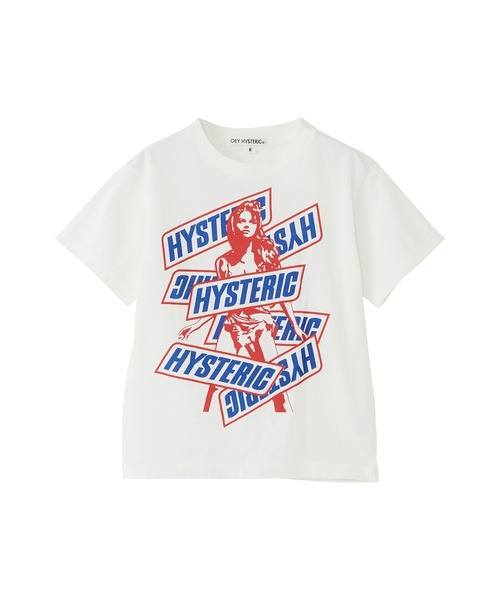 JOEY HYSTERIC（ジョーイヒステリック）の「IT'S SO HYSTERIC Tシャツ（Tシャツ/カットソー・キッズ・ブラック/ホワイト系その他2・LARGE）」の2枚目の写真