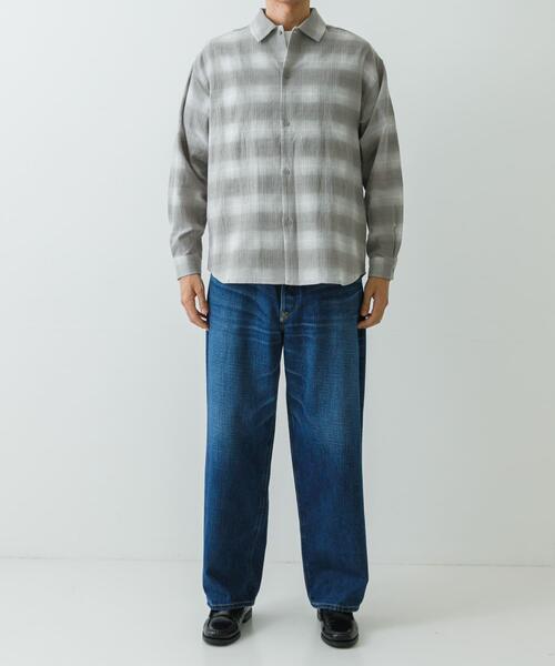 URBAN RESEARCH(アーバンリサーチ)の「オンブレーチェックシャツ(シャツ/ブラウス・メンズ・チャコールグレー/グレー系その他・MEDIUM/LARGE)」の16枚目の写真