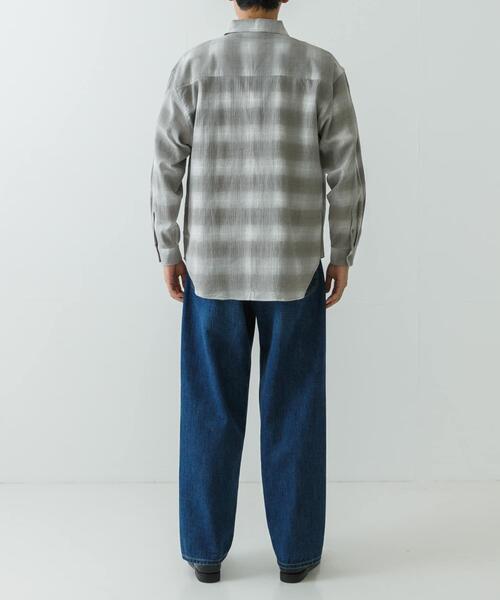 URBAN RESEARCH(アーバンリサーチ)の「オンブレーチェックシャツ(シャツ/ブラウス・メンズ・チャコールグレー/グレー系その他・MEDIUM/LARGE)」の18枚目の写真