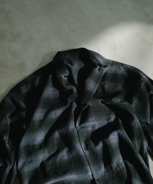 URBAN RESEARCH(アーバンリサーチ)の「オンブレーチェックシャツ(シャツ/ブラウス・メンズ・チャコールグレー/グレー系その他・MEDIUM/LARGE)」の21枚目の写真