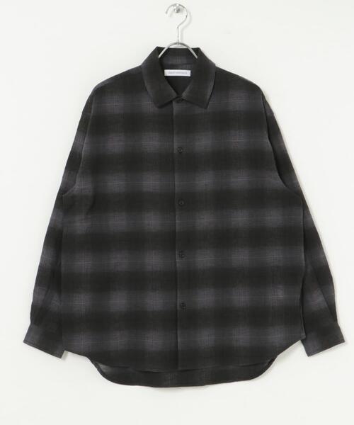 URBAN RESEARCH(アーバンリサーチ)の「オンブレーチェックシャツ(シャツ/ブラウス・メンズ・チャコールグレー/グレー系その他・MEDIUM/LARGE)」の22枚目の写真