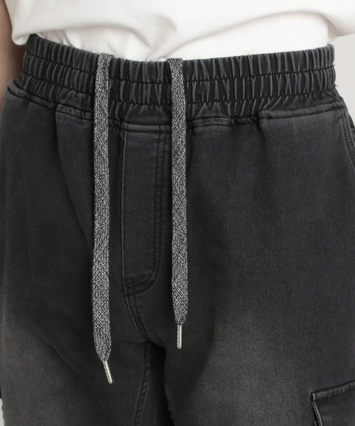 NANO universe（ナノユニバース）の「スリムフィット ジョガーカーゴパンツ（カーゴパンツ・メンズ・ブラック/ブルー・L/M/S）」の19枚目の写真