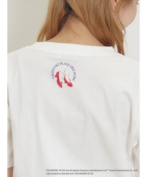 Samansa Mos2（サマンサ モスモス）の「【オズの魔法使/ドロシー】 プリントTシャツ（Tシャツ/カットソー・レディース・オフホワイト/ピンク・F）」の4枚目の写真