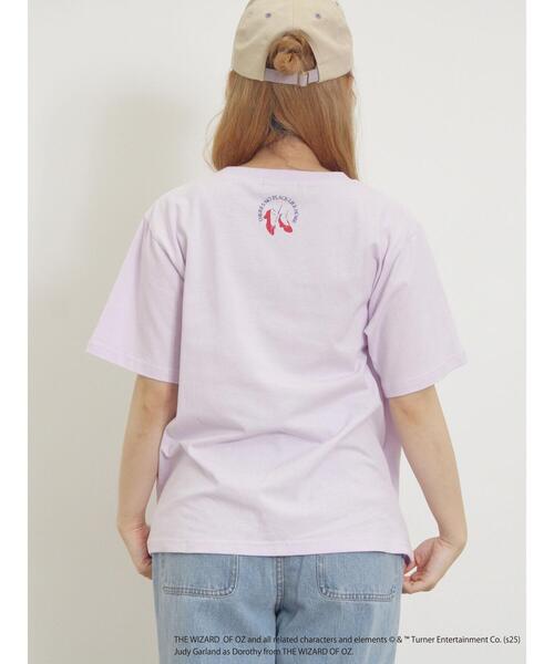 Samansa Mos2（サマンサ モスモス）の「【オズの魔法使/ドロシー】 プリントTシャツ（Tシャツ/カットソー・レディース・オフホワイト/ピンク・F）」の9枚目の写真