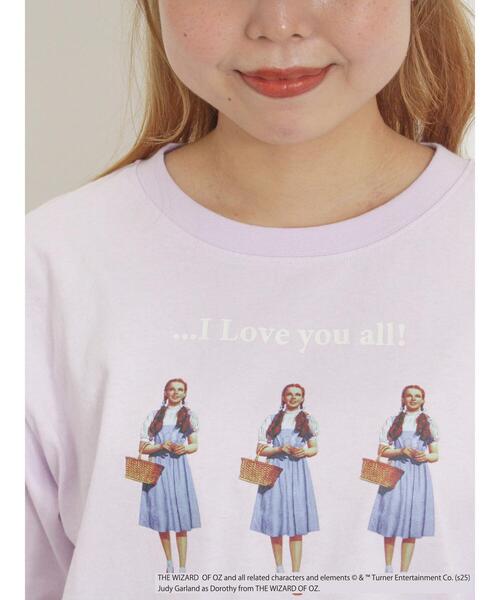 Samansa Mos2（サマンサ モスモス）の「【オズの魔法使/ドロシー】 プリントTシャツ（Tシャツ/カットソー・レディース・オフホワイト/ピンク・F）」の10枚目の写真