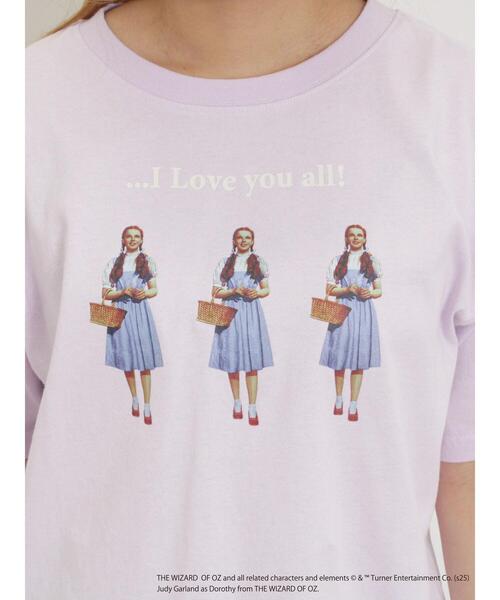 Samansa Mos2（サマンサ モスモス）の「【オズの魔法使/ドロシー】 プリントTシャツ（Tシャツ/カットソー・レディース・オフホワイト/ピンク・F）」の12枚目の写真