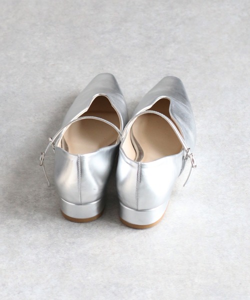 cepo（セポ）の「Ｕカットストラップパンプス（パンプス・レディース・ブラック/オフホワイト/シルバー・M/L）」の18枚目の写真