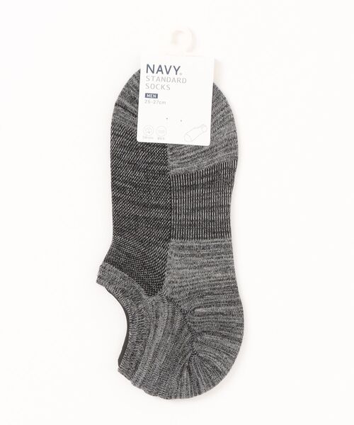NAVY(ネイビー)の「NAVY 薄手 無地メッシュ スニーカーインソックス 25-27cm(ソックス/靴下・メンズ・グレー系/ブラック/ネイビー・FREE)」の12枚目の写真