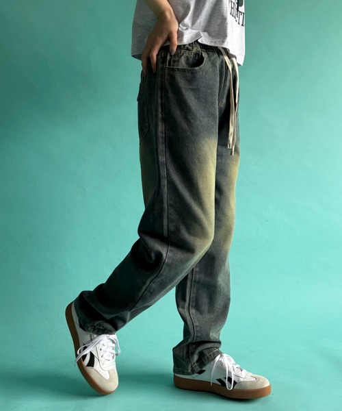 WOND(ウォンド)の「WOND/イージーコードデニム(デニムパンツ・レディース・ブルー系1・FREE)」の11枚目の写真