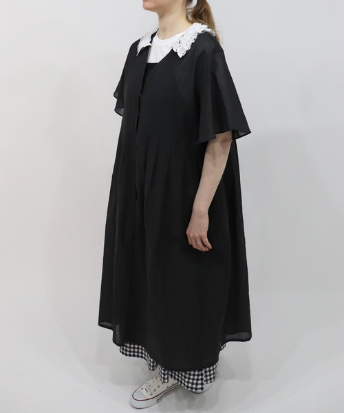 haupia（ハウピア）の「夏の小鳥【ワンピース】（ワンピース・レディース・ネイビー/オフホワイト/チャコールグレー・MEDIUM）」の2枚目の写真