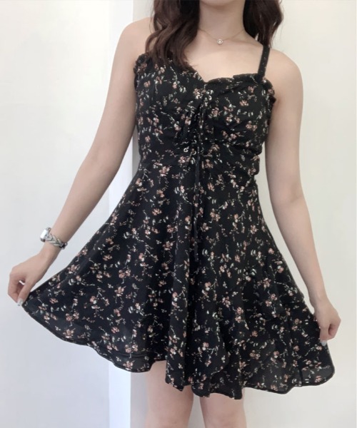 ワンピース kirakira_nyan ワイドリブサマーニットワンピース ワンピース チュニック[品番