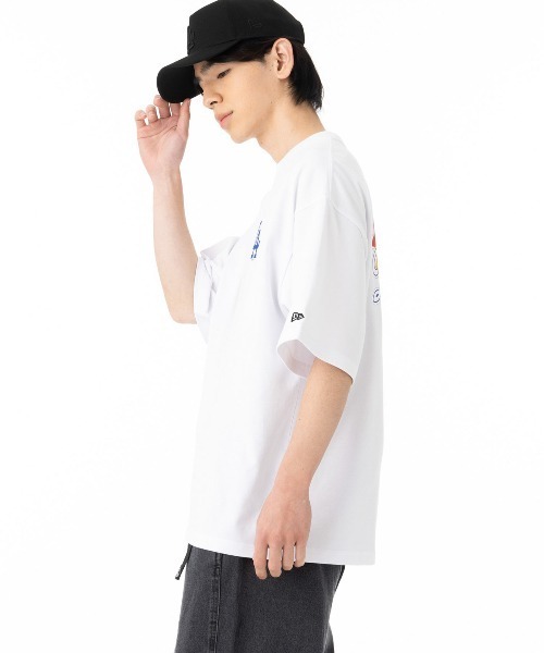 NEW ERA（ニューエラ）の「ニューエラ 半袖Tシャツ MLB ONSPOTZ別注（Tシャツ/カットソー・メンズ・ホワイト/ブラック・S/M/L/XL/XXL）」の3枚目の写真