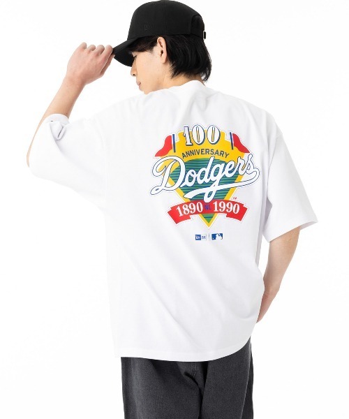 NEW ERA（ニューエラ）の「ニューエラ 半袖Tシャツ MLB ONSPOTZ別注（Tシャツ/カットソー・メンズ・ホワイト/ブラック・S/M/L/XL/XXL）」の4枚目の写真