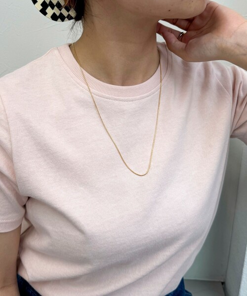 fredy emue（フレディエミュ）の「つぶしモチーフロングネックレス（ネックレス・レディース・シルバー/ゴールド・FREE）」の6枚目の写真