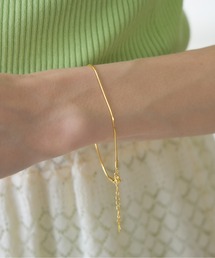 &. NOSTALGIA（アンドドットノスタルジア）の「【ZOZO限定】スネークチェーンブレスレット（ブレスレット）」