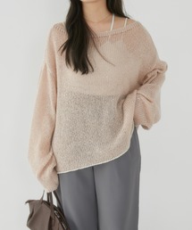 Auntie Rosa | 【karin’s direction item】ラメシアールーズニット(ニット/セーター)