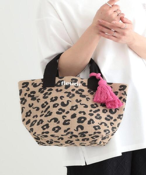 SHOO・LA・RUE(シューラルー)の「【高レビュー】夏を彩る ジュートランチトートバッグ(トートバッグ・レディース・オレンジ/ブルー/イエロー/ブラック系/ブラック系3/ブラック・00)」の4枚目の写真