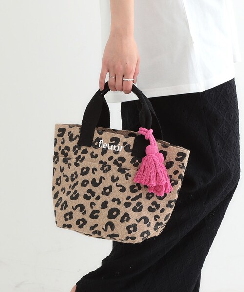 SHOO・LA・RUE(シューラルー)の「【高レビュー】夏を彩る ジュートランチトートバッグ(トートバッグ・レディース・オレンジ/ブルー/イエロー/ブラック系/ブラック系3/ブラック・00)」の8枚目の写真