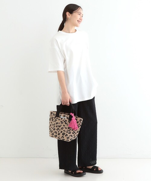 SHOO・LA・RUE(シューラルー)の「【高レビュー】夏を彩る ジュートランチトートバッグ(トートバッグ・レディース・オレンジ/ブルー/イエロー/ブラック系/ブラック系3/ブラック・00)」の9枚目の写真