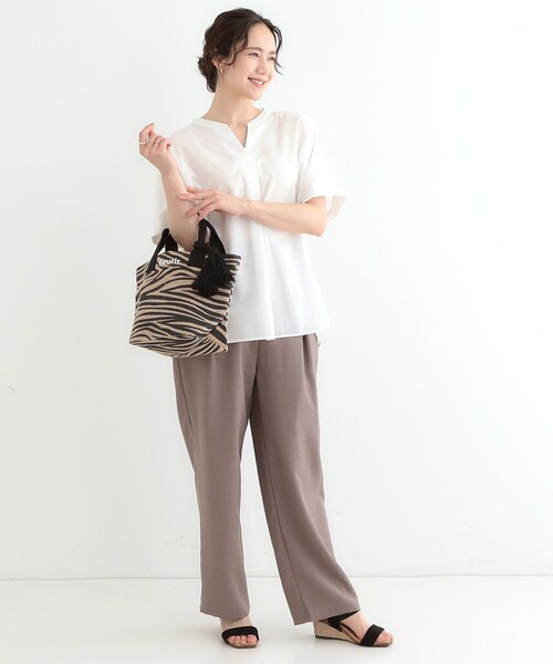 SHOO・LA・RUE(シューラルー)の「【高レビュー】夏を彩る ジュートランチトートバッグ(トートバッグ・レディース・オレンジ/ブルー/イエロー/ブラック系/ブラック系3/ブラック・00)」の11枚目の写真