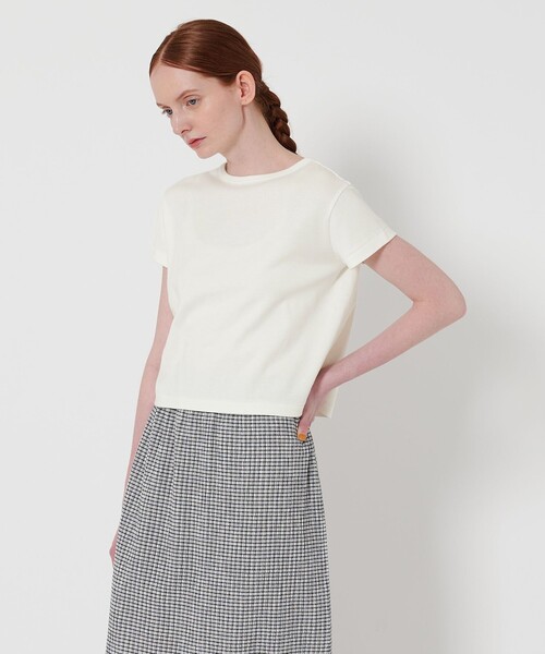 Steven Alan（スティーブンアラン）の「＜Steven Alan＞バックオープン Tシャツ（Tシャツ/カットソー・レディース・ブラック/ホワイト/ブラウン・FREE）」の2枚目の写真