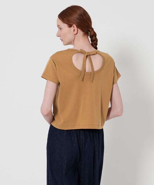 Steven Alan（スティーブンアラン）の「＜Steven Alan＞バックオープン Tシャツ（Tシャツ/カットソー・レディース・ブラック/ホワイト/ブラウン・FREE）」の12枚目の写真