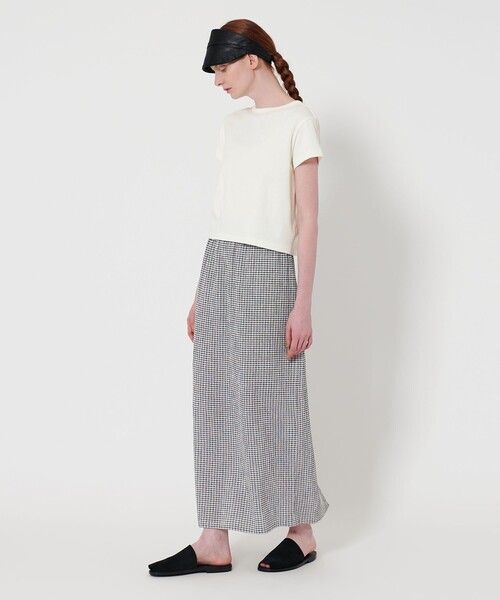 Steven Alan（スティーブンアラン）の「＜Steven Alan＞バックオープン Tシャツ（Tシャツ/カットソー・レディース・ブラック/ホワイト/ブラウン・FREE）」の17枚目の写真