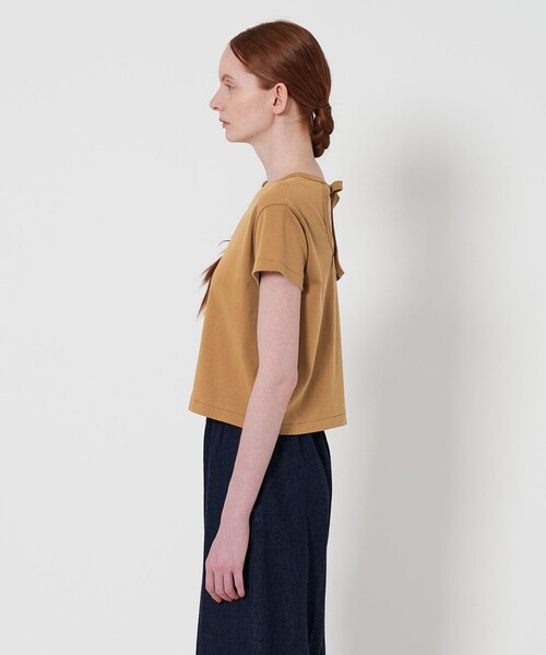 Steven Alan（スティーブンアラン）の「＜Steven Alan＞バックオープン Tシャツ（Tシャツ/カットソー・レディース・ブラック/ホワイト/ブラウン・FREE）」の8枚目の写真