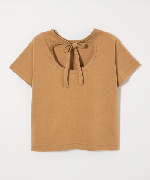 Steven Alan（スティーブンアラン）の「＜Steven Alan＞バックオープン Tシャツ（Tシャツ/カットソー・レディース・ブラック/ホワイト/ブラウン・FREE）」の19枚目の写真