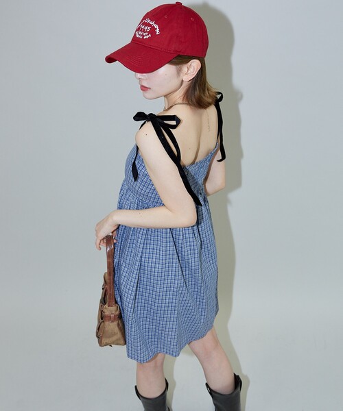 セール】MARY QUANT × PUBLUX/マリークワント ベロアリボン ミニ