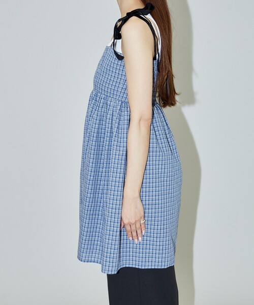 MARY QUANT × PUBLUXベロアリボンミニ キャミワンピース MARY QUANT/ベロアリボン ミニ キャミワンピース 限定展開