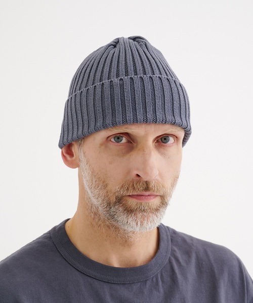 KIJIMA TAKAYUKI（キジマ　タカユキ）の「【KIJIMATAKAYUKI/キジマタカユキ】COTTON WATCH CAP（ニットキャップ/ビーニー・メンズ・ブラック・FREE）」の5枚目の写真