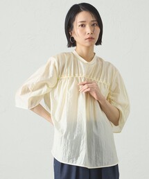 【1枚で着映える】ギャザーブラウス