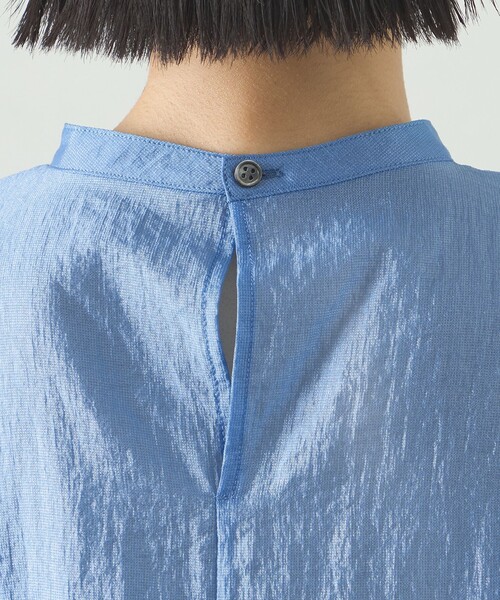 CAST:（キャストコロン）の「【1枚で着映える】ギャザーブラウス（シャツ/ブラウス・レディース・ブラック/ブルー系その他2/オフホワイト・M）」の11枚目の写真