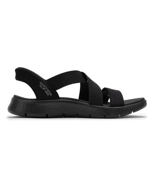 スケッチャーズ　サンダル　黒　23cm　go　walk flex　ラスト スケッチャーズ SKECHERS SLIP-INS:GO WALK FLEX SANDAL