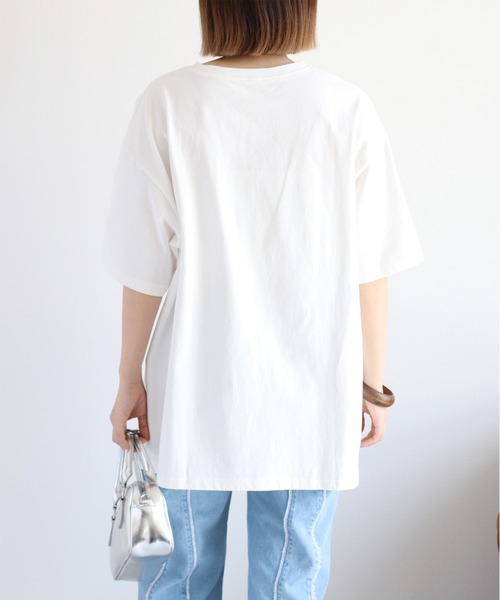 cepo(セポ)の「ユニセックス コットン天竺フォトプリントTee(Tシャツ/カットソー・レディース・オフホワイト/チャコール・M)」の14枚目の写真