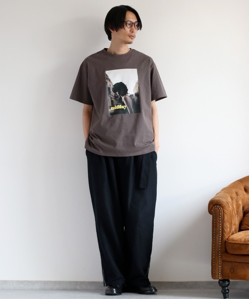 cepo(セポ)の「ユニセックス コットン天竺フォトプリントTee(Tシャツ/カットソー・レディース・オフホワイト/チャコール・M)」の20枚目の写真