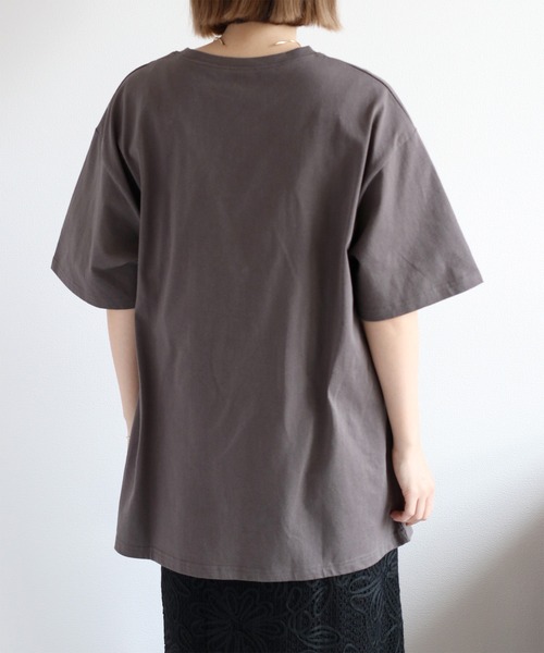 cepo(セポ)の「ユニセックス コットン天竺フォトプリントTee(Tシャツ/カットソー・レディース・オフホワイト/チャコール・M)」の22枚目の写真