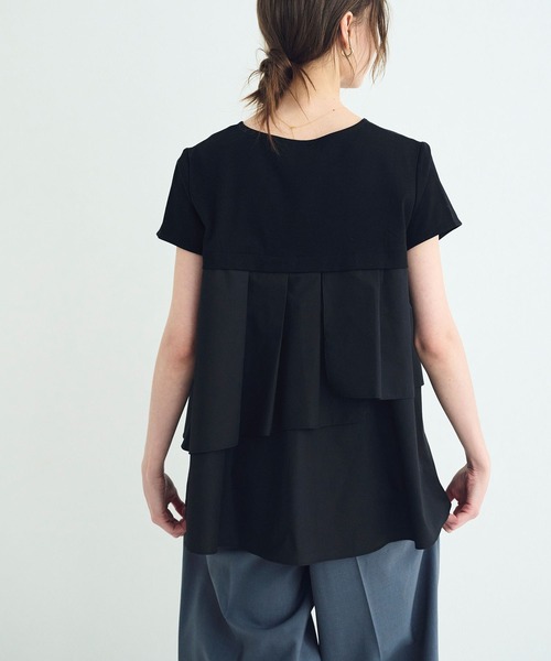 N.O.R.C（ノーク）の「タイプライターバックシャントップス【クールスムース】（Tシャツ/カットソー・レディース・ブラック/オフホワイト・フリー）」の16枚目の写真